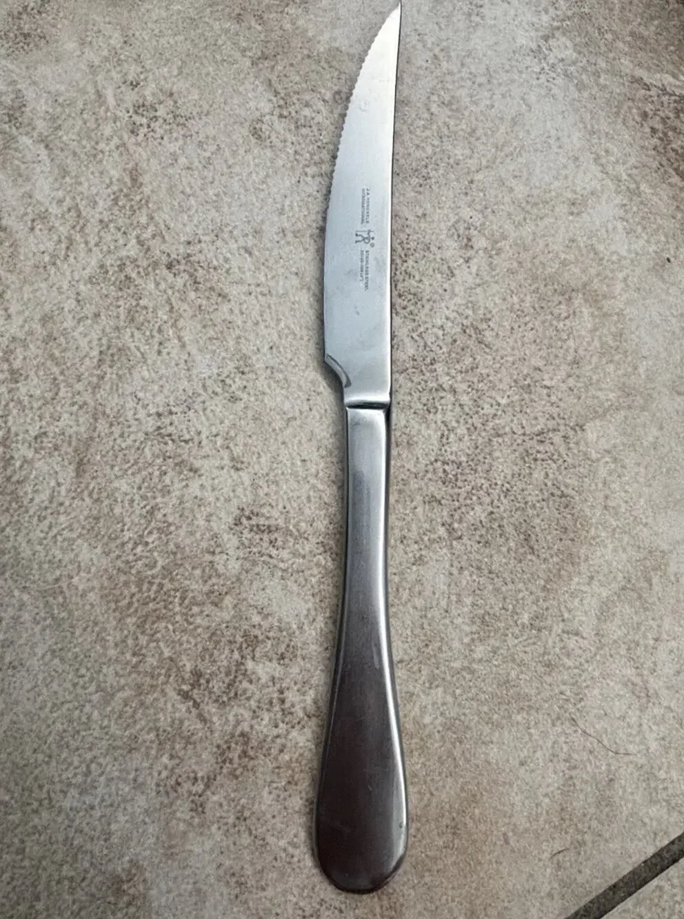 J A Henckels International Steak Knife Serrated Blade Stainless Steel 4 inch